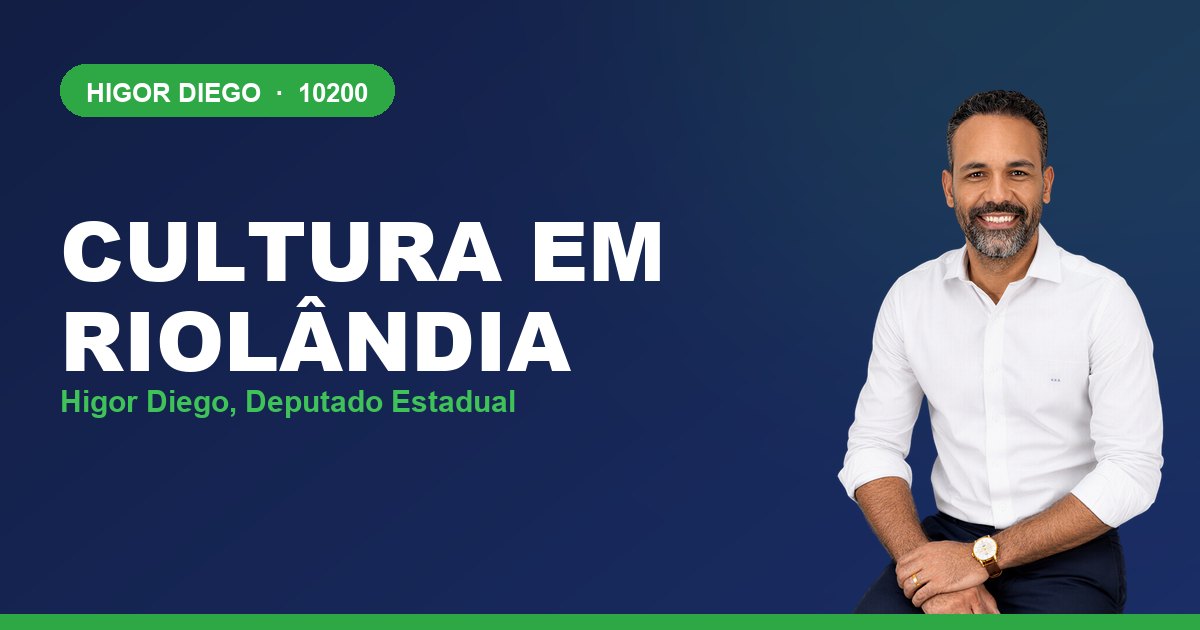 Cultura em Riolândia, com Higor Diego, deputado estadual 10200