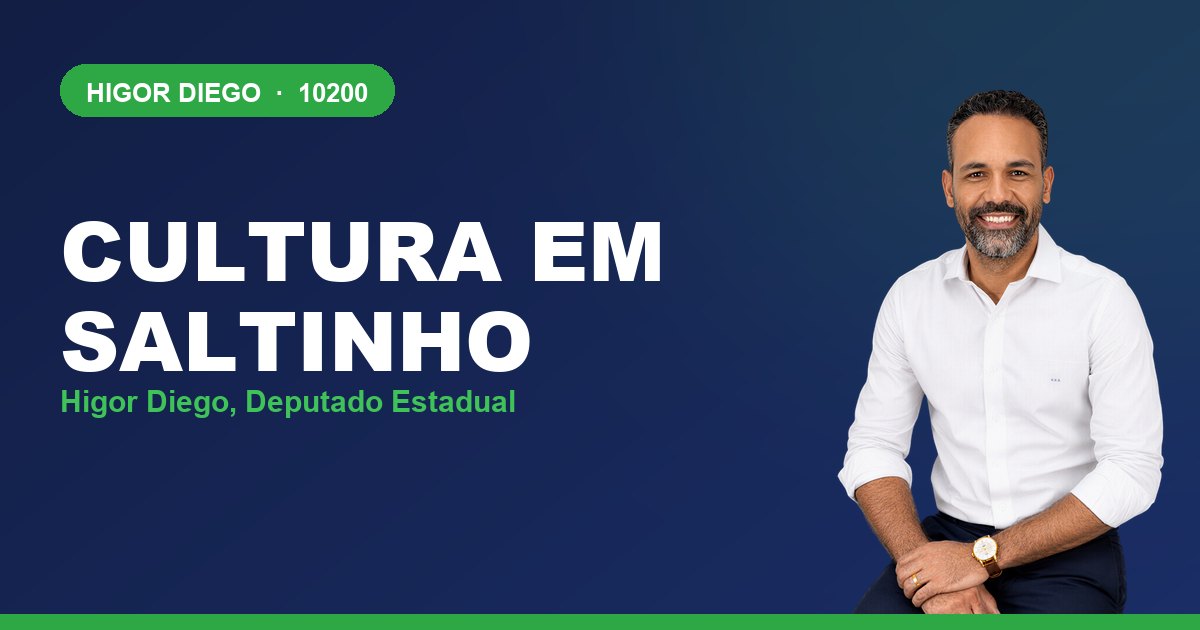 Cultura em Saltinho, com Higor Diego, deputado estadual 10200