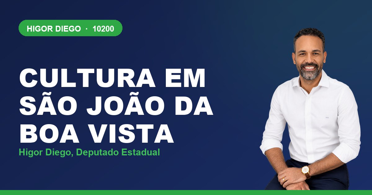 Cultura em São João da Boa Vista, com Higor Diego, deputado estadual 10200