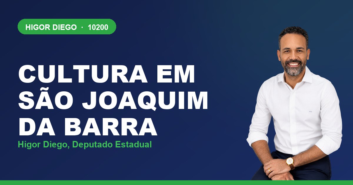 Cultura em São Joaquim da Barra, com Higor Diego, deputado estadual 10200