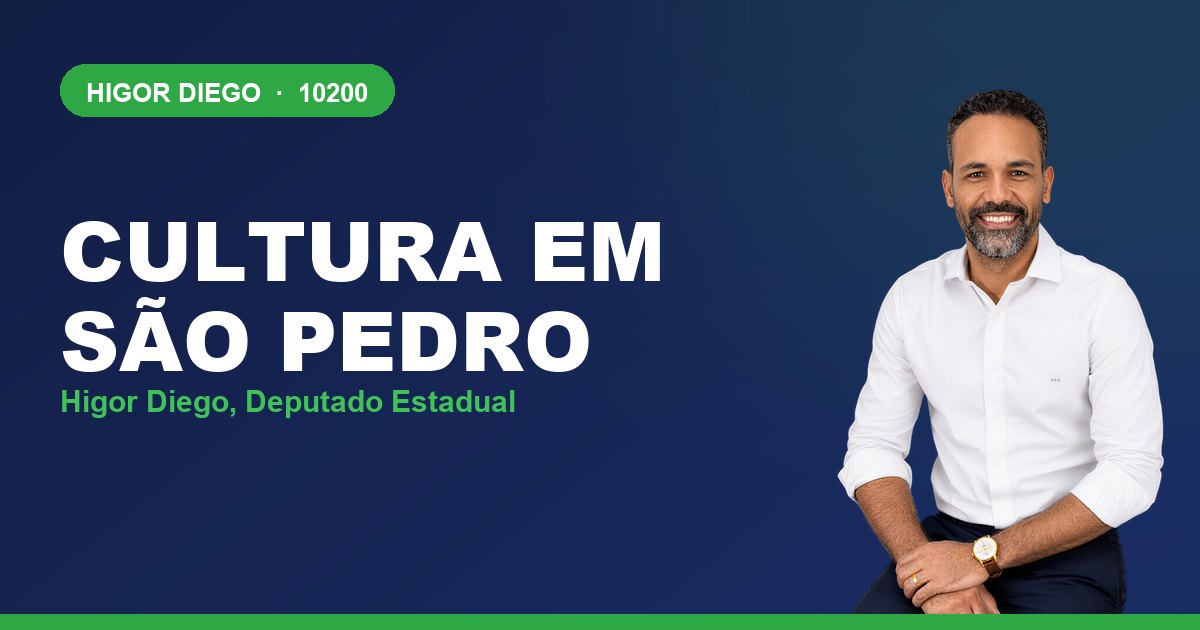 Cultura em São Pedro, com Higor Diego, deputado estadual 10200