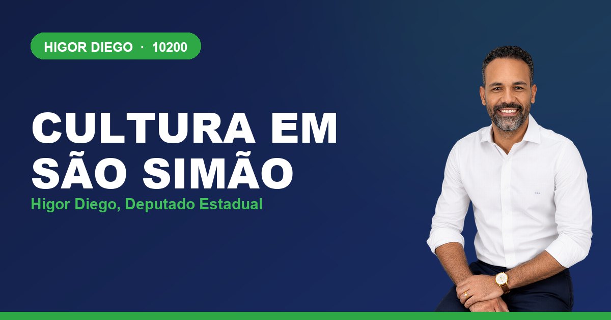 Cultura em São Simão, com Higor Diego, deputado estadual 10200