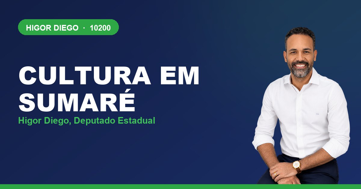 Cultura em Sumaré, com Higor Diego, deputado estadual 10200