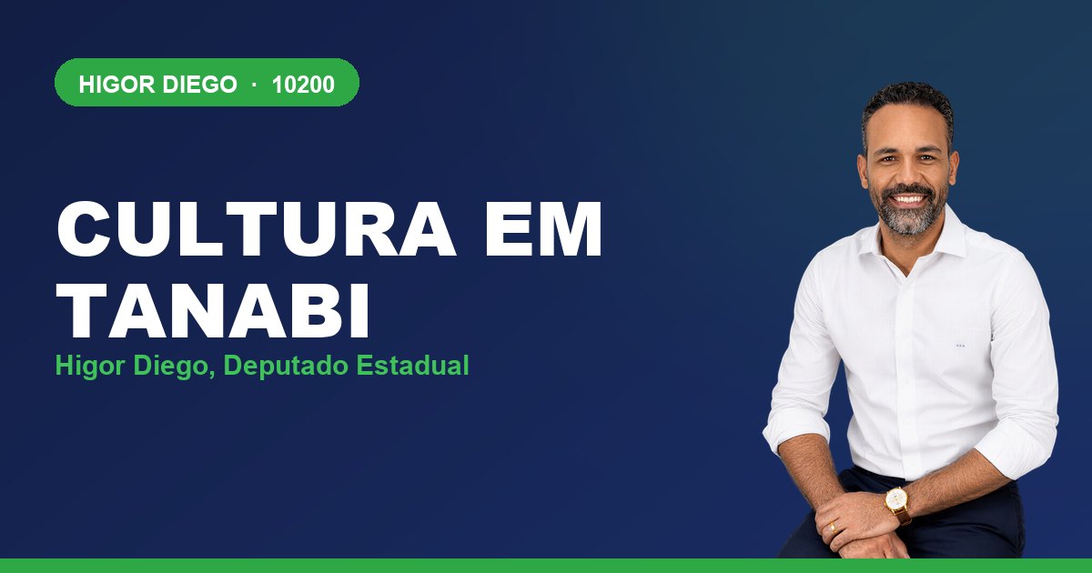 Cultura em Tanabi, com Higor Diego, deputado estadual 10200