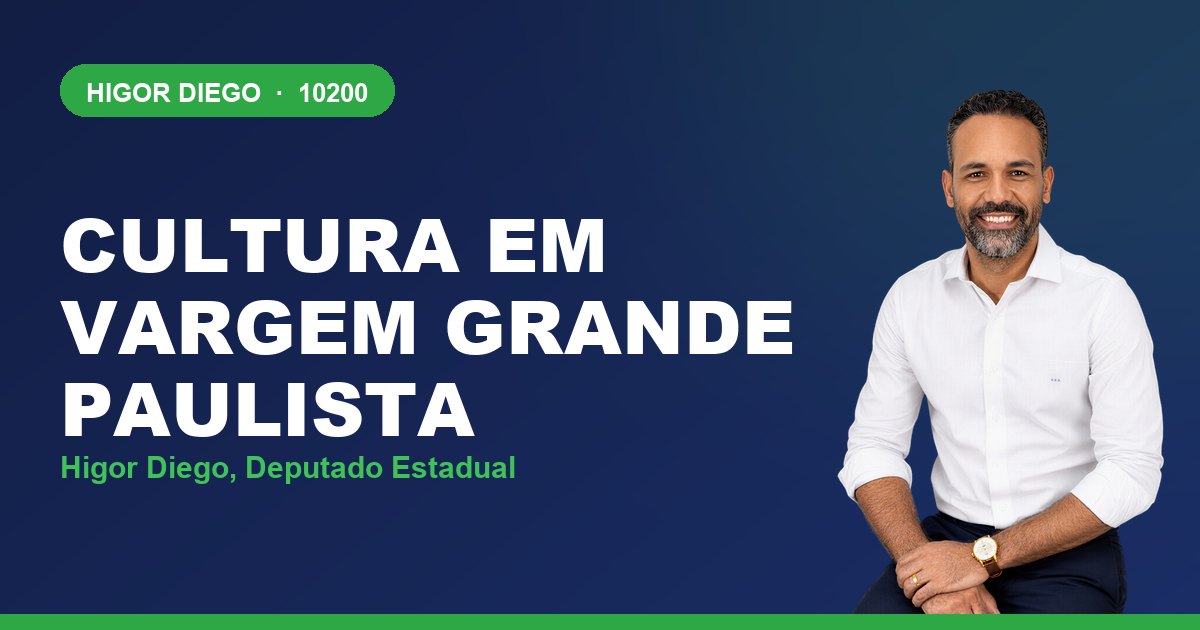 Cultura em Vargem Grande Paulista, com Higor Diego, deputado estadual 10200