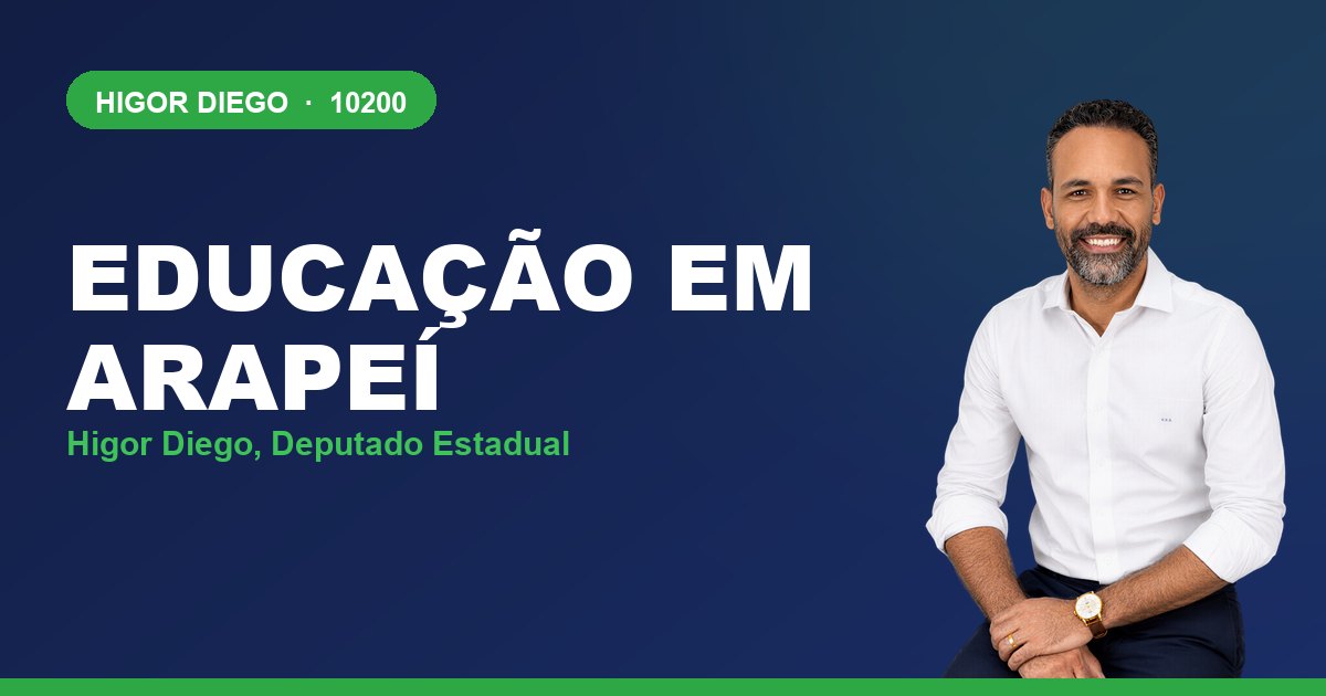 Educação em Arapeí, com Higor Diego, deputado estadual 10200