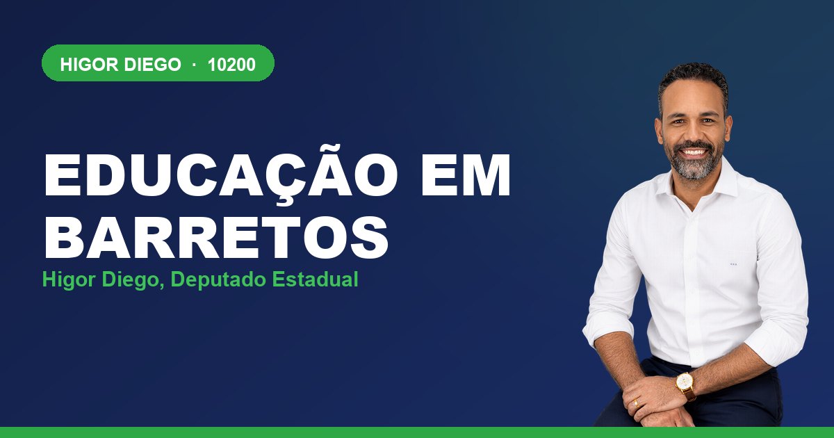 Educação em Barretos, com Higor Diego, deputado estadual 10200