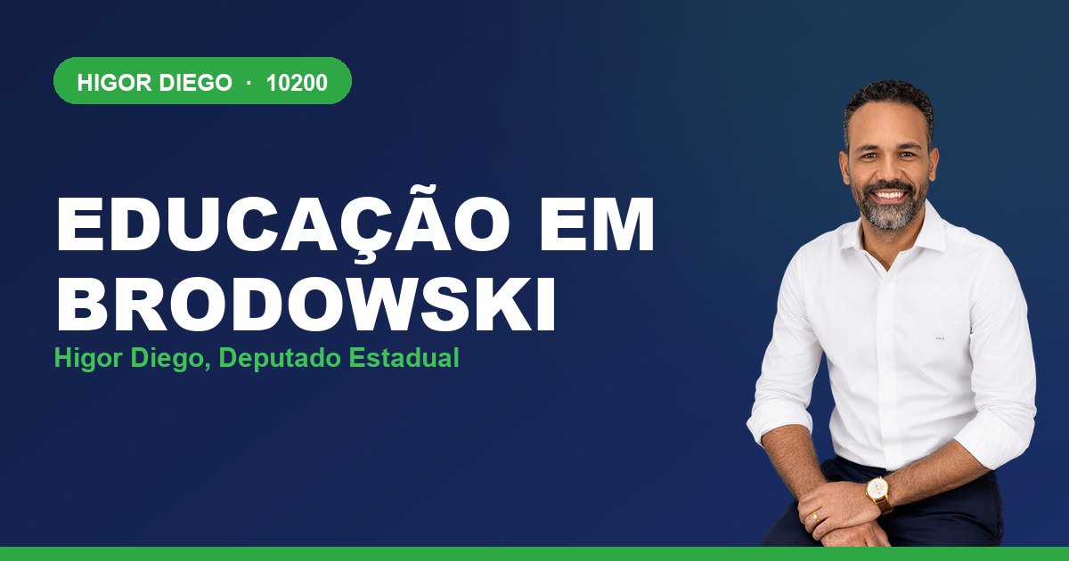 Educação em Brodowski, com Higor Diego, deputado estadual 10200