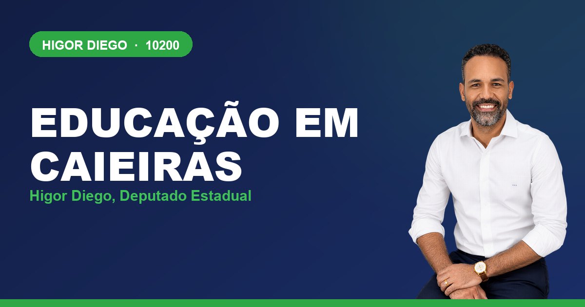 Educação em Caieiras, com Higor Diego, deputado estadual 10200