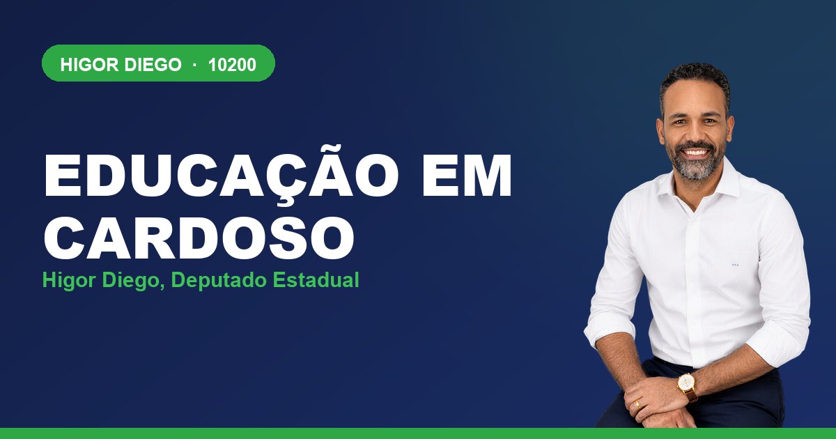 Educação em Cardoso, com Higor Diego, deputado estadual 10200