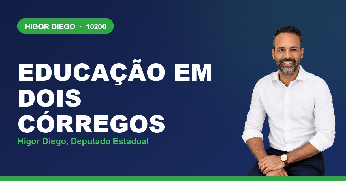 Educação em Dois Córregos, com Higor Diego, deputado estadual 10200