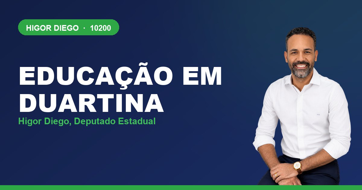 Educação em Duartina, com Higor Diego, deputado estadual 10200