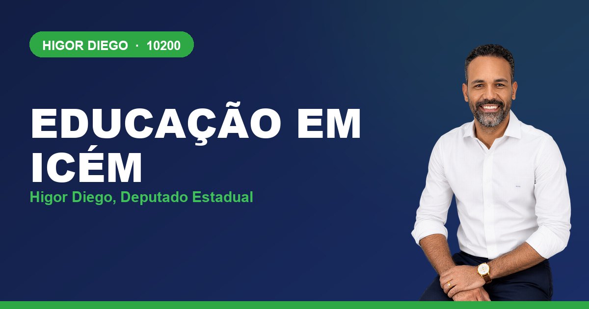 Educação em Icém, com Higor Diego, deputado estadual 10200