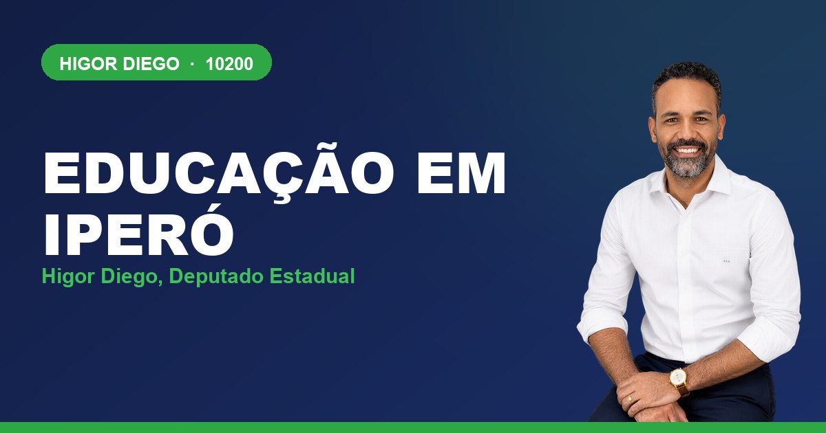 Educação em Iperó, com Higor Diego, deputado estadual 10200