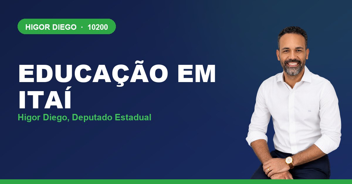 Educação em Itaí, com Higor Diego, deputado estadual 10200