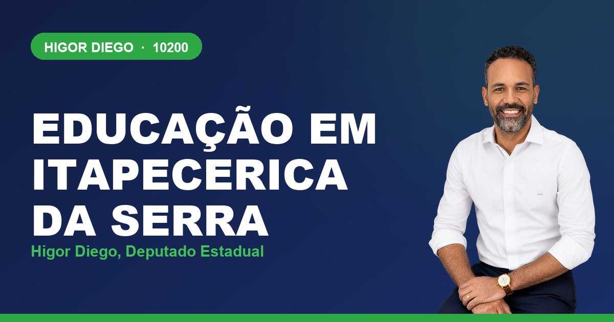 Educação em Itapecerica da Serra, com Higor Diego, deputado estadual 10200
