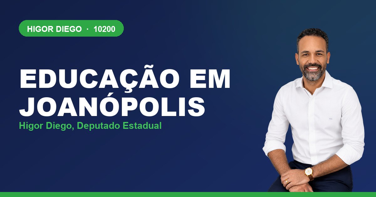 Educação em Joanópolis, com Higor Diego, deputado estadual 10200