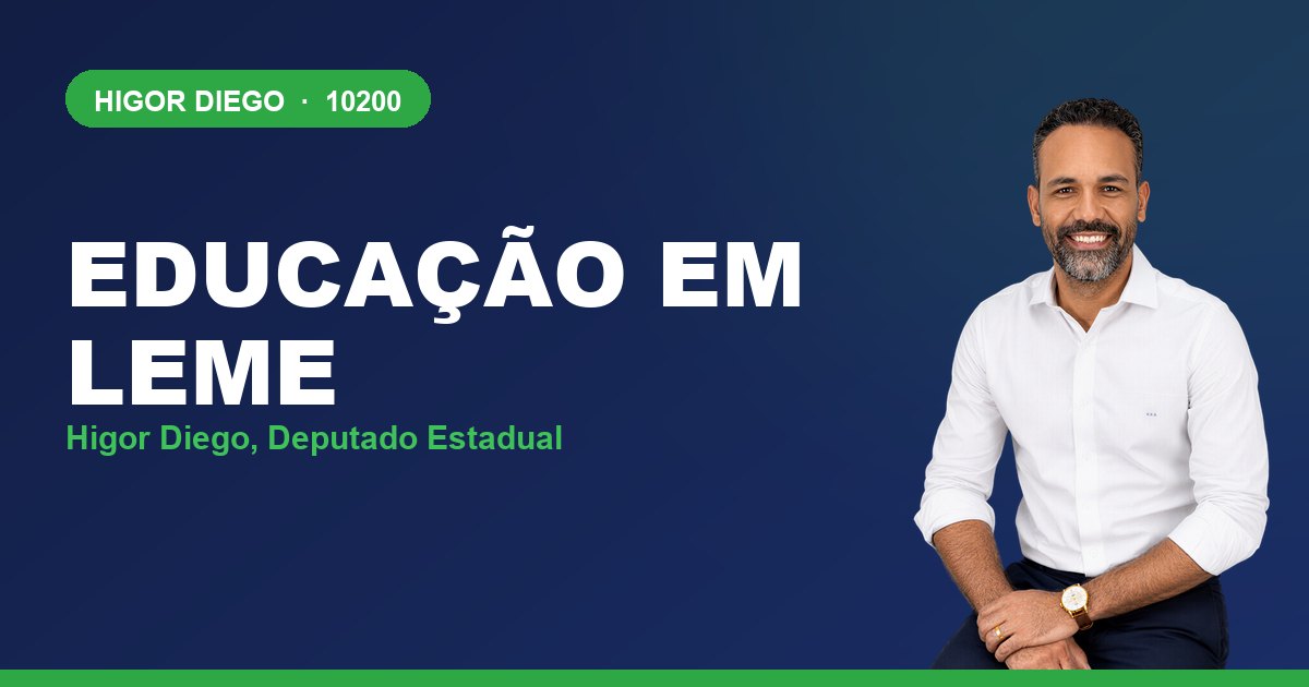 Educação em Leme, com Higor Diego, deputado estadual 10200