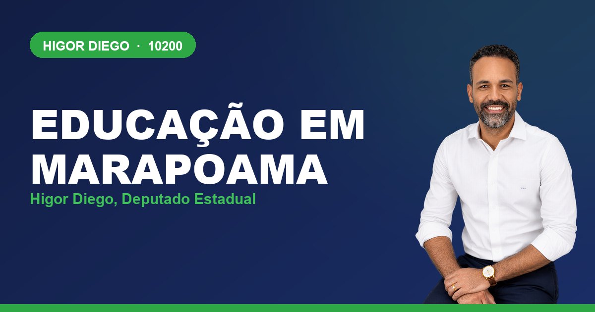 Educação em Marapoama, com Higor Diego, deputado estadual 10200