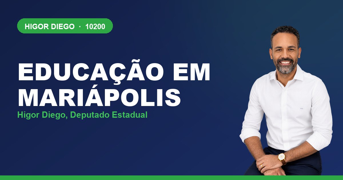 Educação em Mariápolis, com Higor Diego, deputado estadual 10200