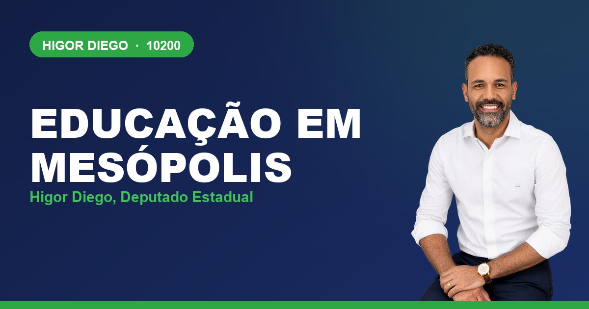 Educação em Mesópolis, com Higor Diego, deputado estadual 10200