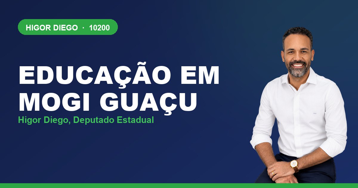 Educação em Mogi Guaçu, com Higor Diego, deputado estadual 10200
