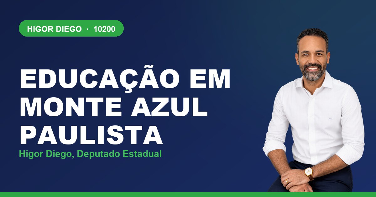 Educação em Monte Azul Paulista, com Higor Diego, deputado estadual 10200