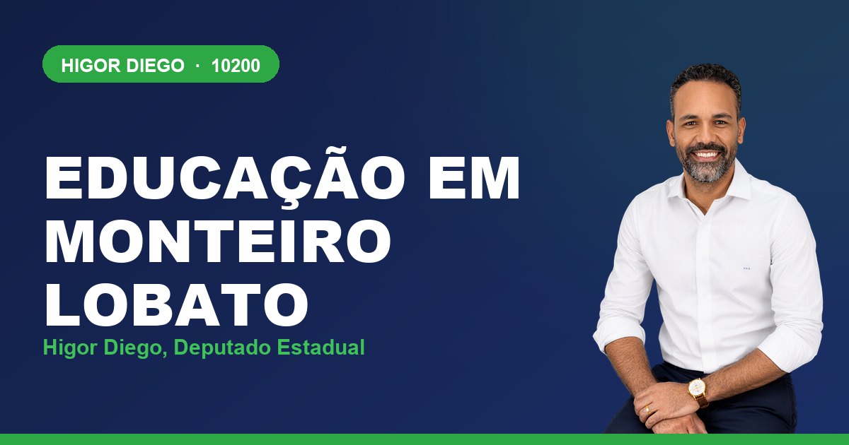 Educação em Monteiro Lobato, com Higor Diego, deputado estadual 10200