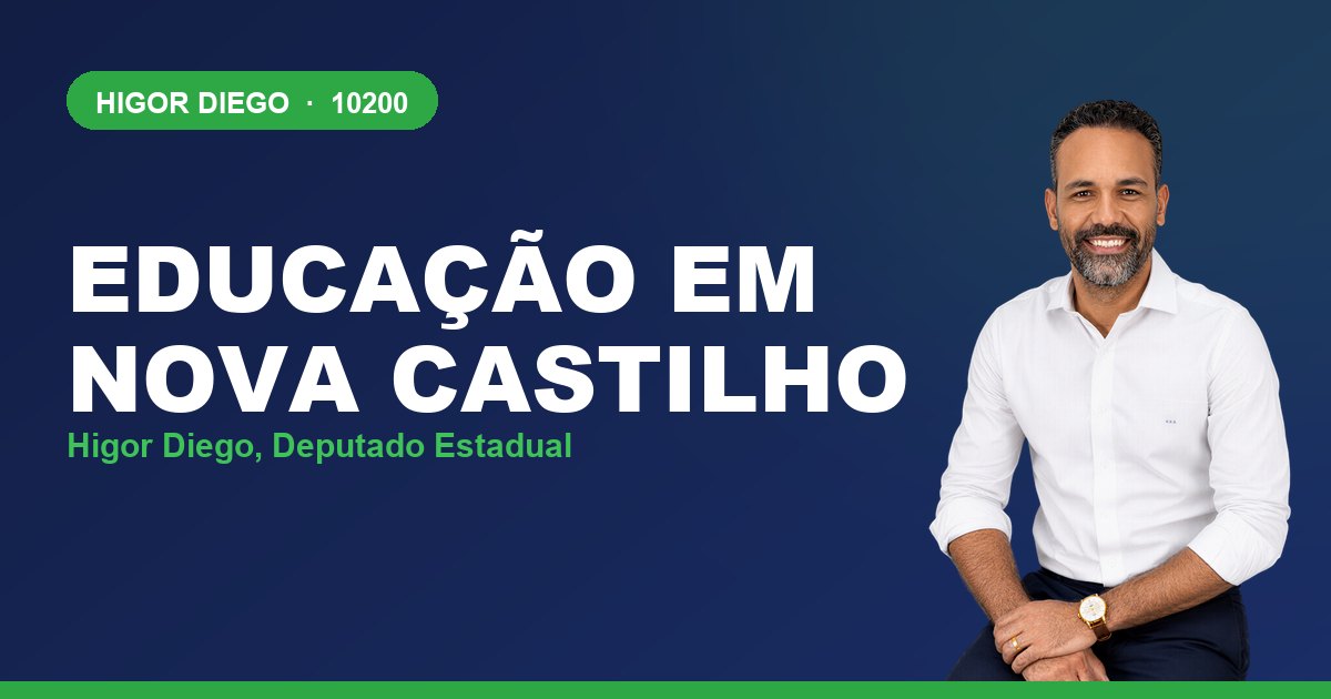 Educação em Nova Castilho, com Higor Diego, deputado estadual 10200