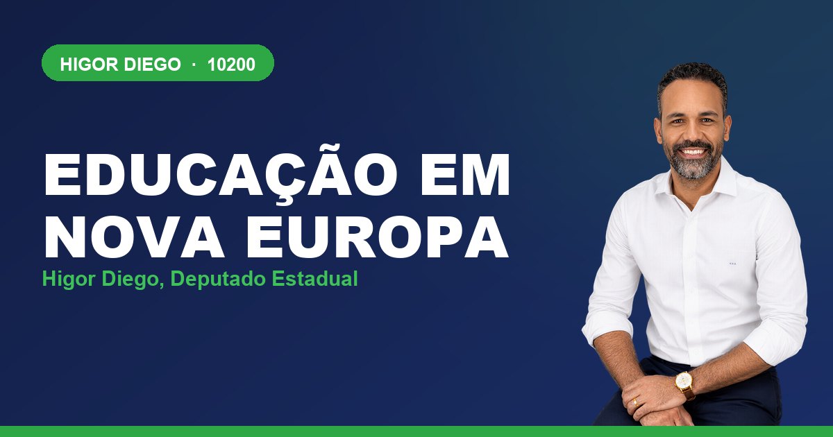 Educação em Nova Europa, com Higor Diego, deputado estadual 10200