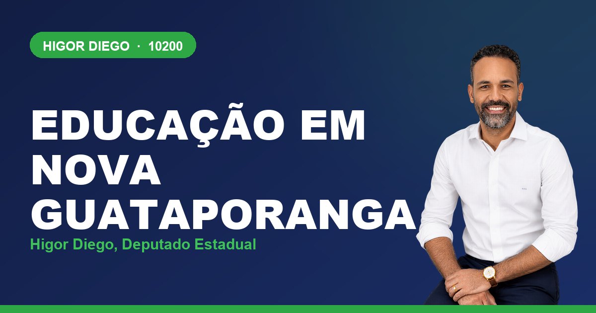 Educação em Nova Guataporanga, com Higor Diego, deputado estadual 10200