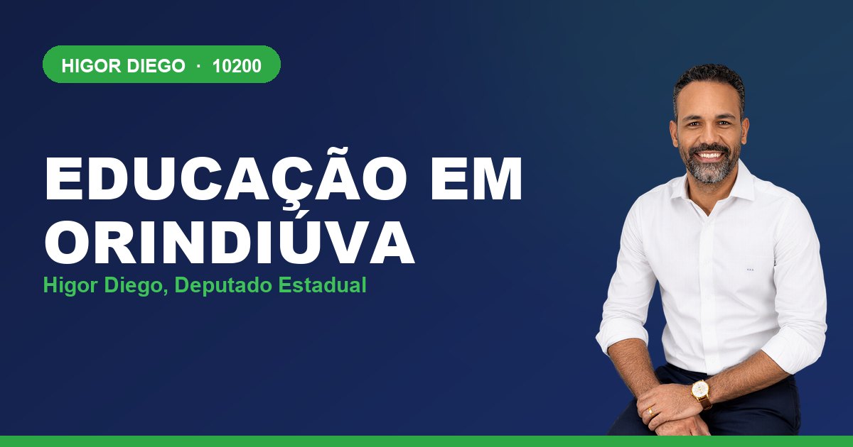 Educação em Orindiúva, com Higor Diego, deputado estadual 10200