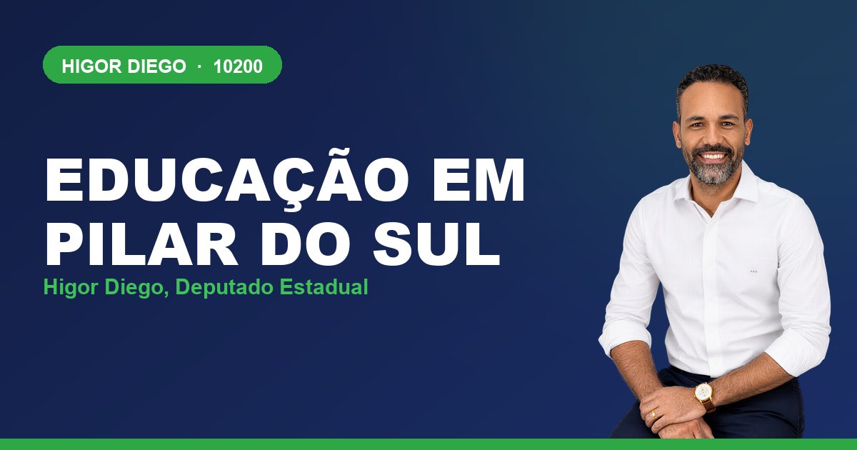Educação em Pilar do Sul, com Higor Diego, deputado estadual 10200
