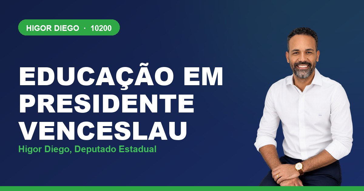 Educação em Presidente Venceslau, com Higor Diego, deputado estadual 10200