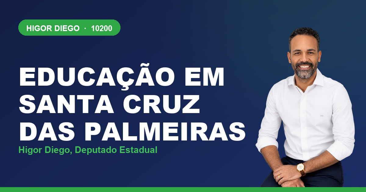 Educação em Santa Cruz das Palmeiras, com Higor Diego, deputado estadual 10200