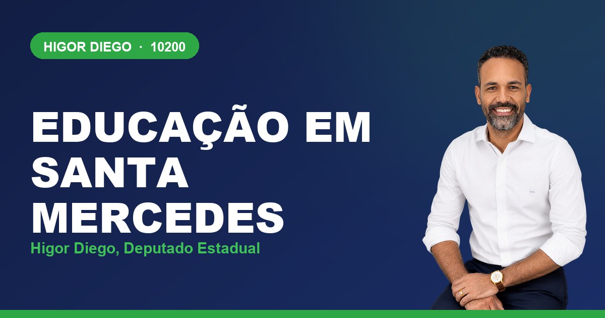 Educação em Santa Mercedes, com Higor Diego, deputado estadual 10200