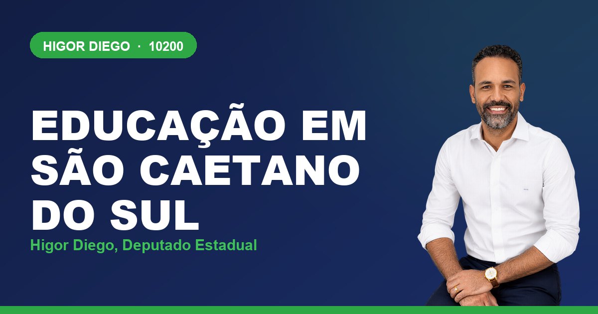 Educação em São Caetano do Sul, com Higor Diego, deputado estadual 10200