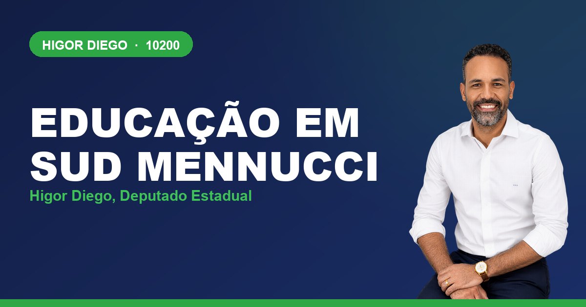 Educação em Sud Mennucci, com Higor Diego, deputado estadual 10200