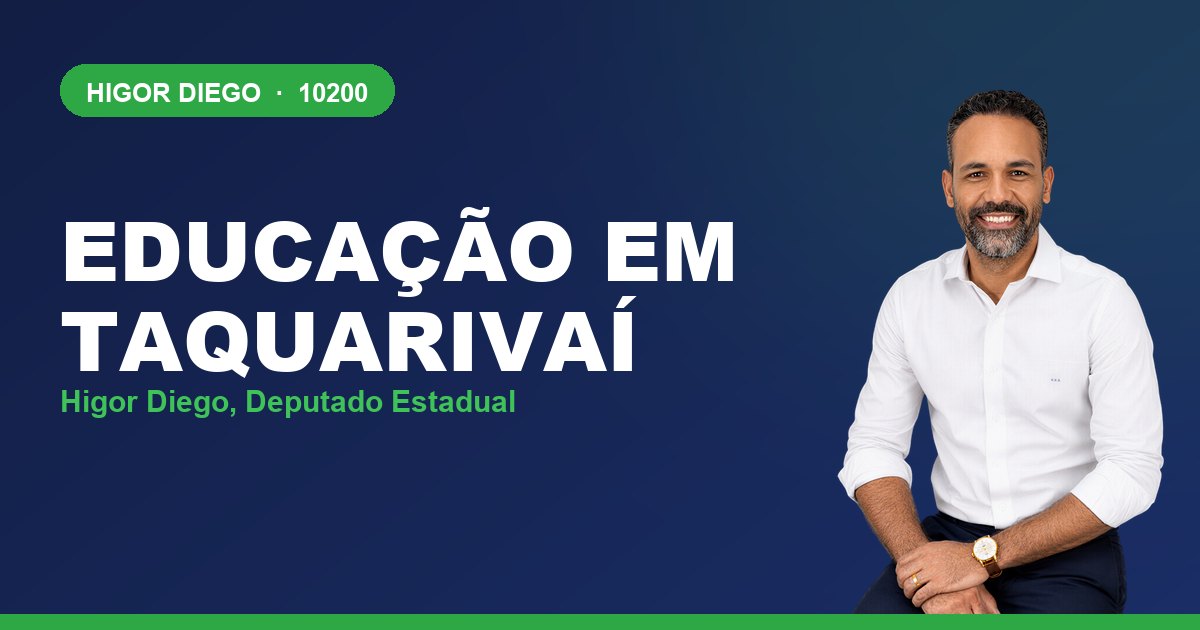 Educação em Taquarivaí, com Higor Diego, deputado estadual 10200