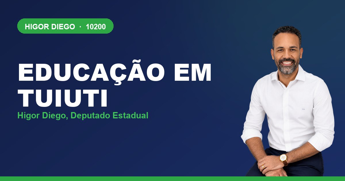 Educação em Tuiuti, com Higor Diego, deputado estadual 10200