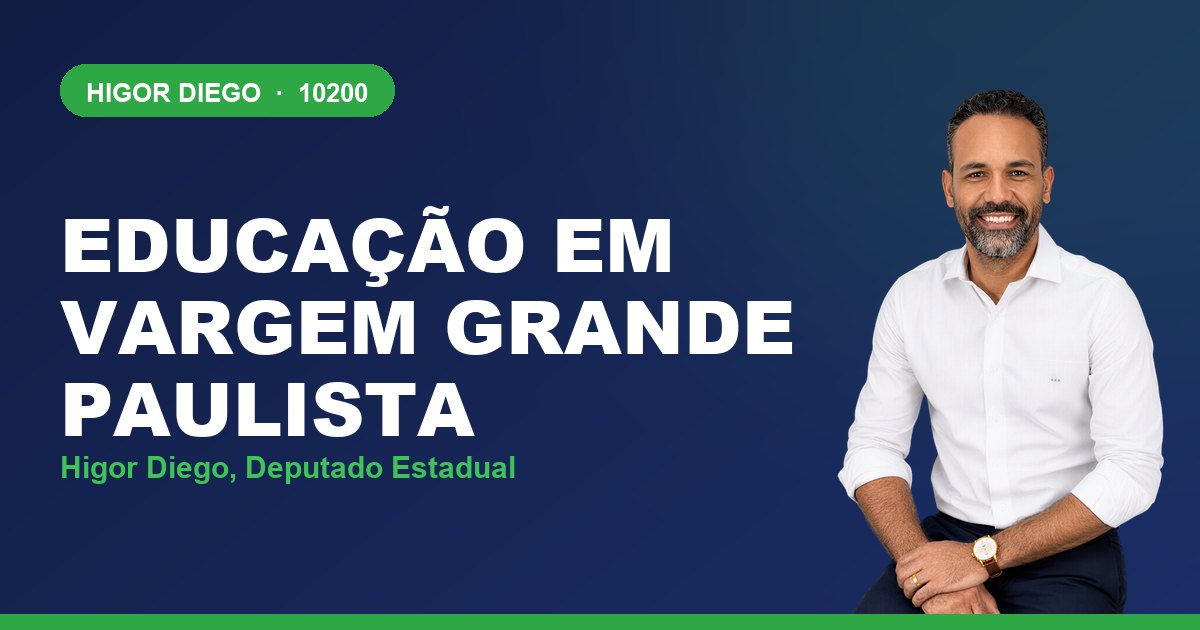 Educação em Vargem Grande Paulista, com Higor Diego, deputado estadual 10200