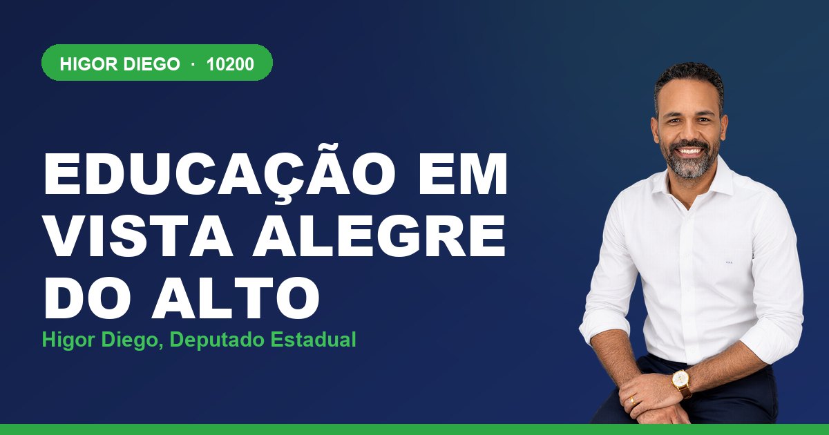 Educação em Vista Alegre do Alto, com Higor Diego, deputado estadual 10200
