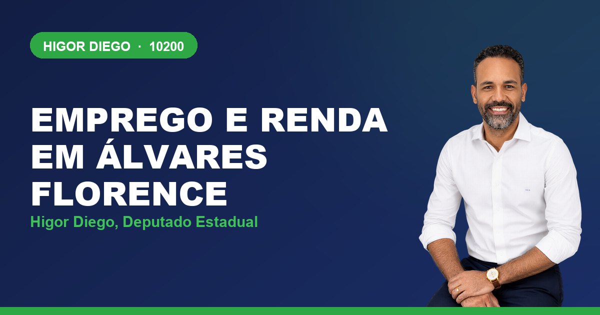 Emprego e Renda em Álvares Florence, com Higor Diego, deputado estadual 10200