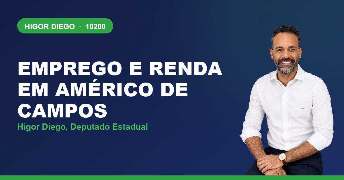 Emprego e Renda em Américo de Campos, com Higor Diego, deputado estadual 10200