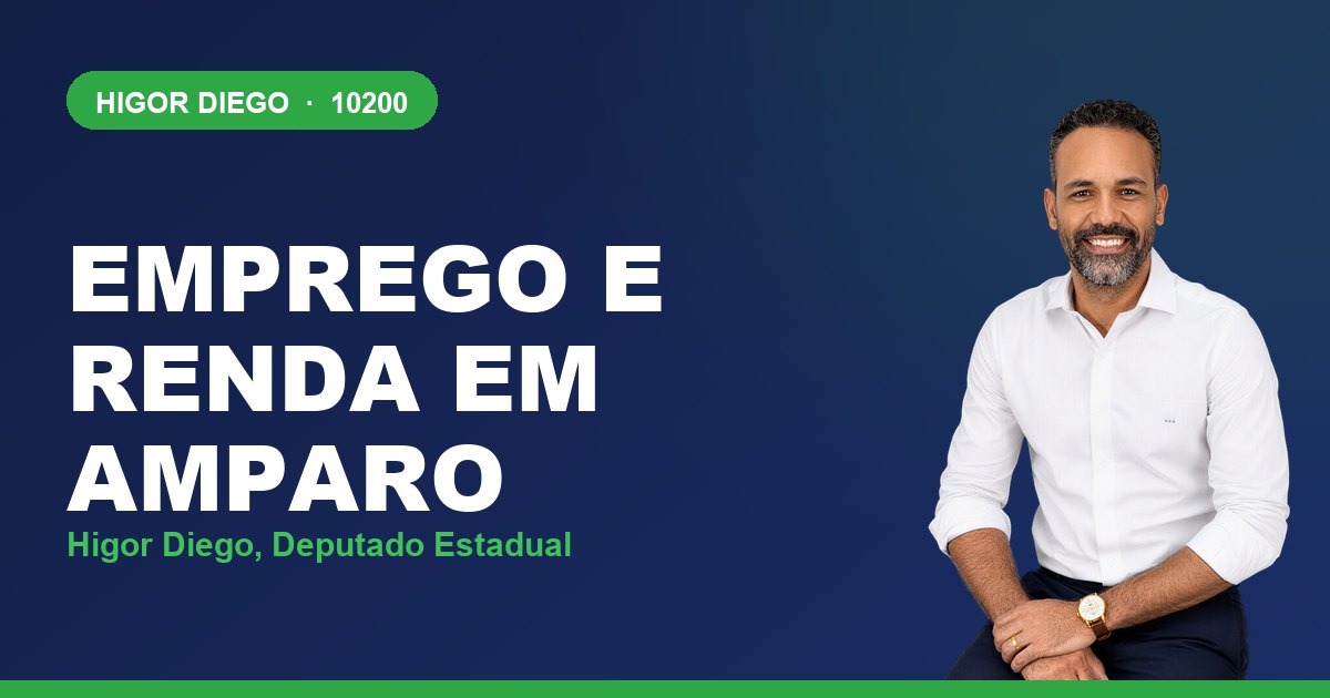 Emprego e Renda em Amparo, com Higor Diego, deputado estadual 10200
