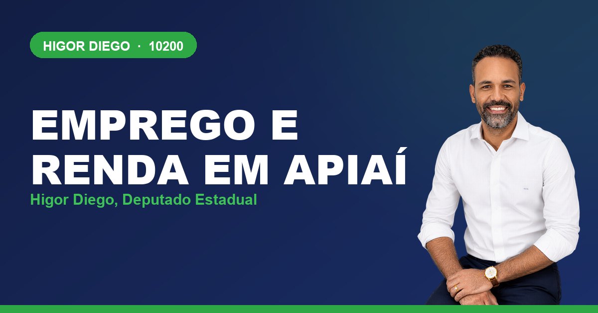 Emprego e Renda em Apiaí, com Higor Diego, deputado estadual 10200