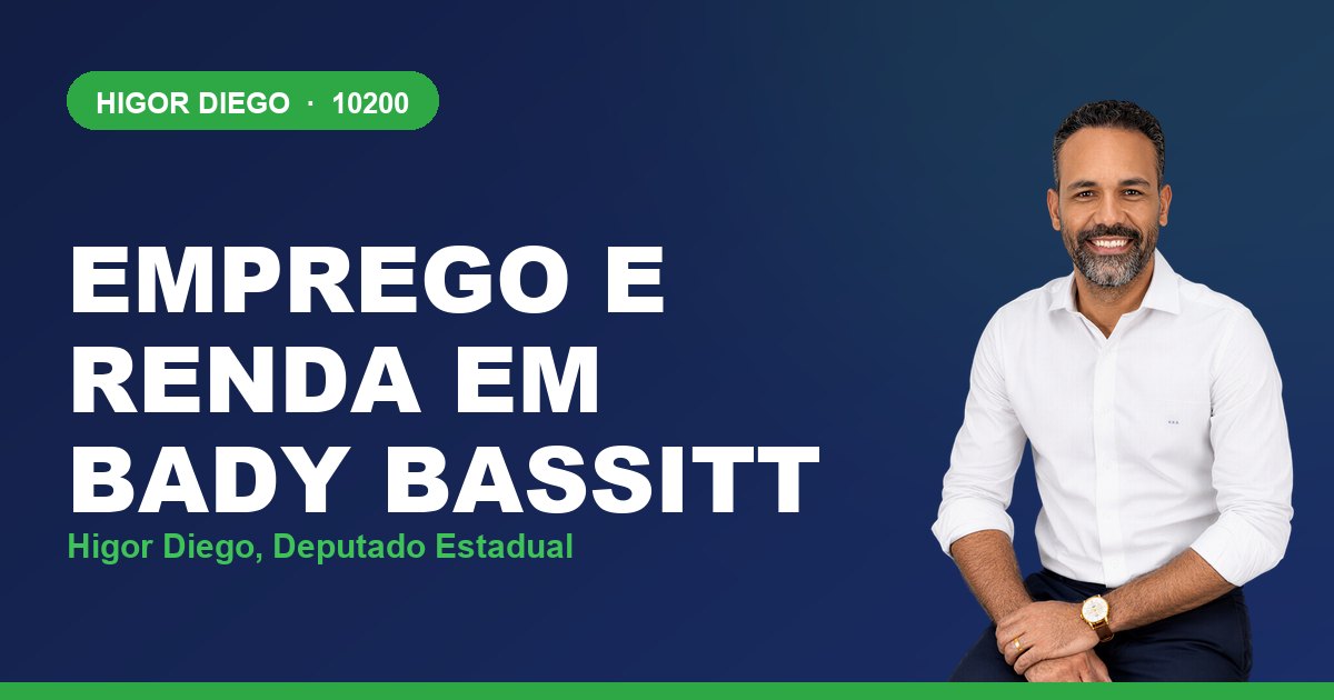 Emprego e Renda em Bady Bassitt, com Higor Diego, deputado estadual 10200