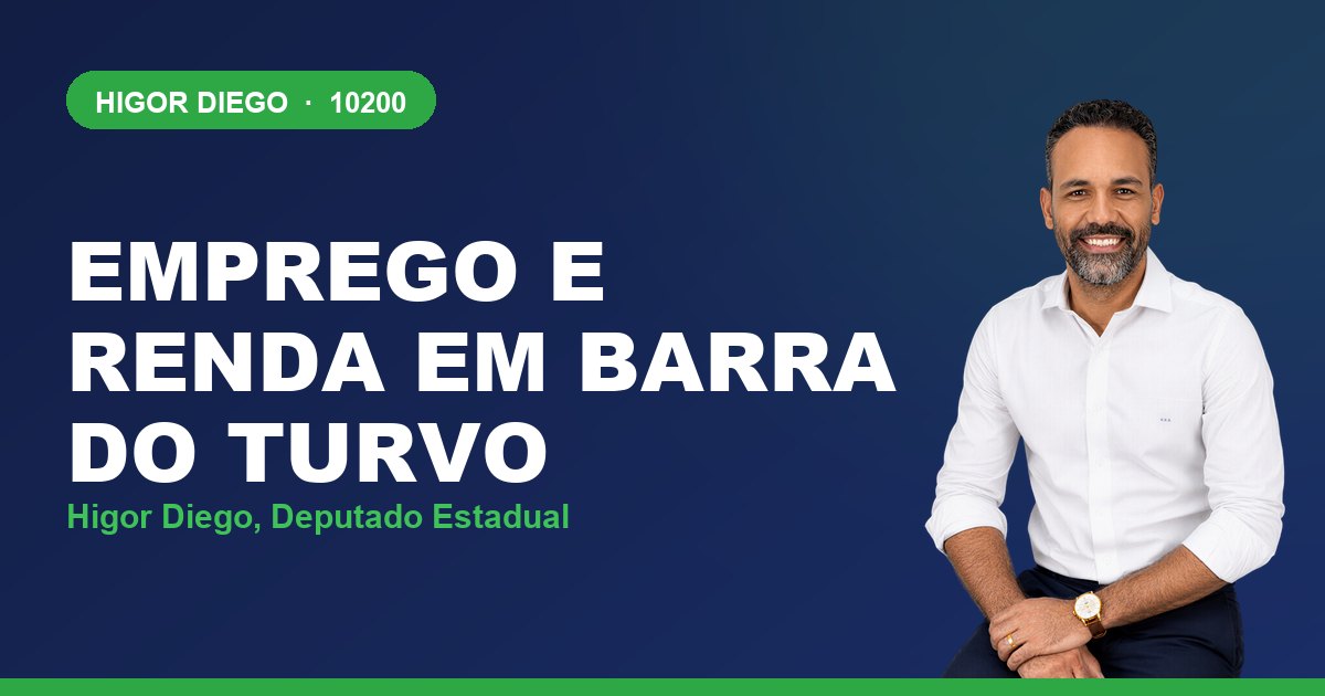 Emprego e Renda em Barra do Turvo, com Higor Diego, deputado estadual 10200