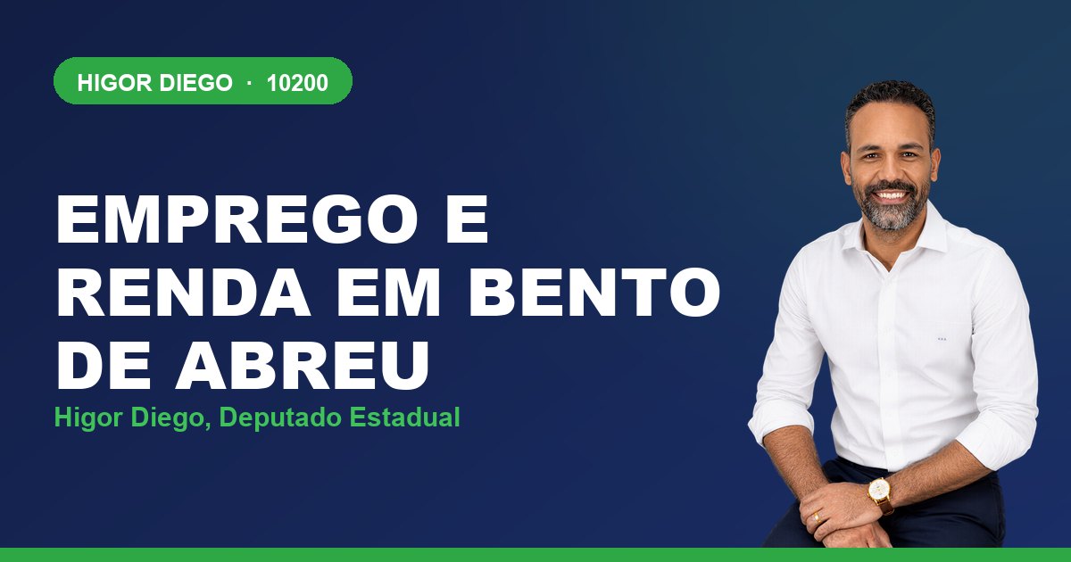 Emprego e Renda em Bento de Abreu, com Higor Diego, deputado estadual 10200