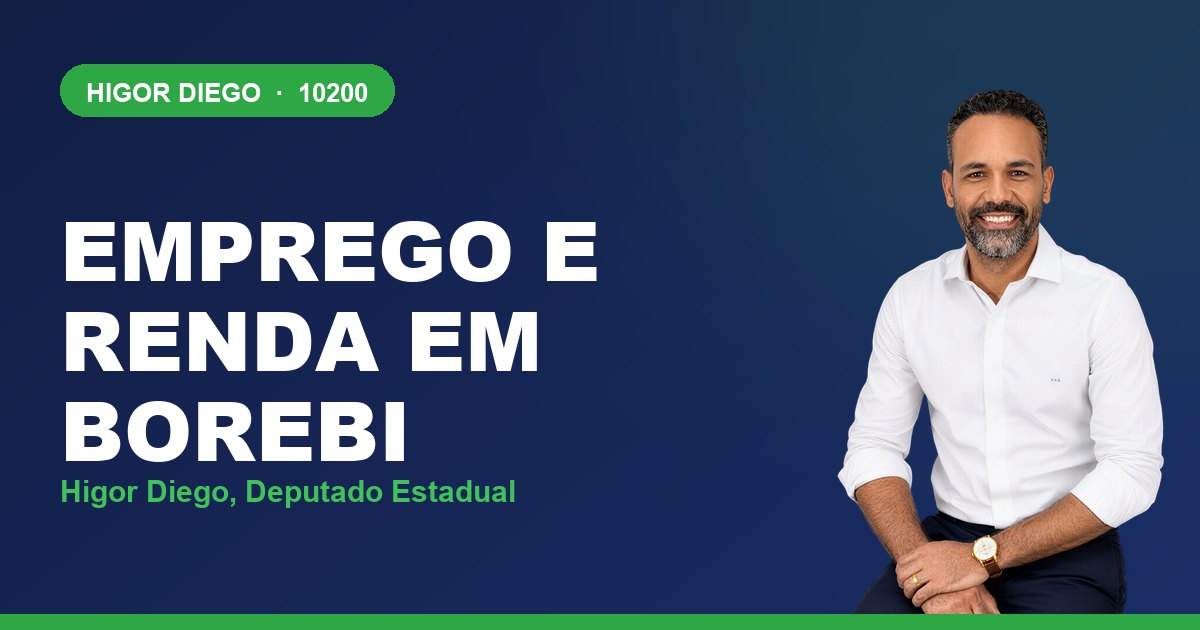 Emprego e Renda em Borebi, com Higor Diego, deputado estadual 10200